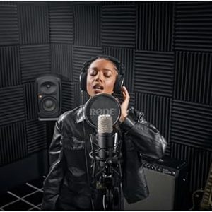 RØDE NT1 Signature Series Kondenser Mikrofon SM6 Amortizatorlu və Pop Filtrli - Qara